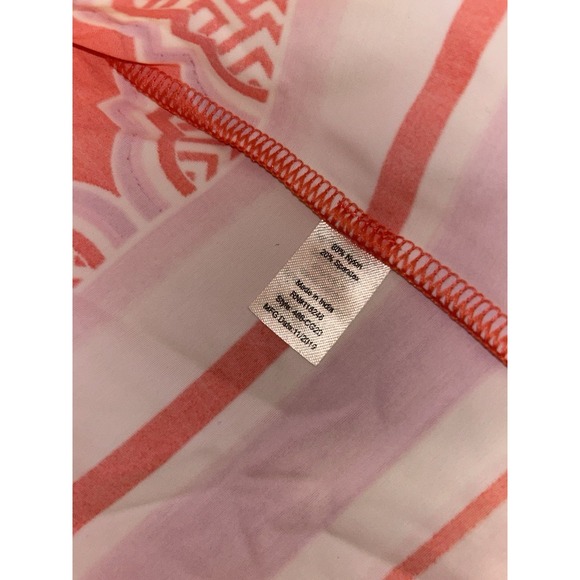 $116 Cabana Life Amelia Island Ruffle Short Sleeve Dress UPF 50+ Large - Picture 4 of 5